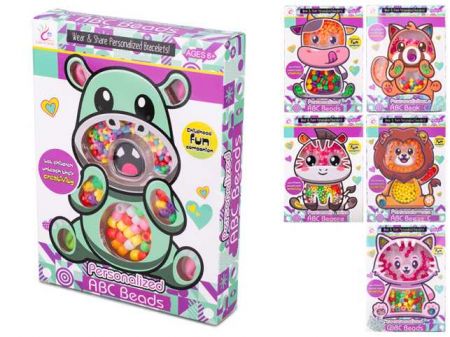 Korálky navlékací 6druhů v krabičce