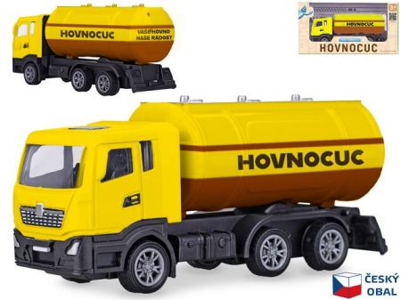 Hovnocuc 12cm kov zpětný chod v krabičce