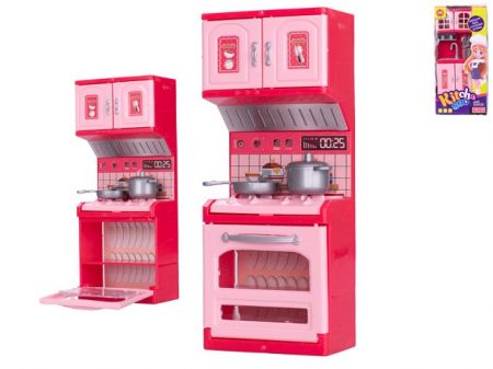Kuchyňka pro panenky 20cm 2druhy v krabičce