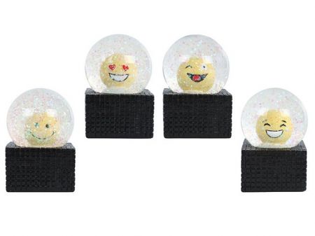 Sněžítko 5x5x6,5cm smajlík 4druhy