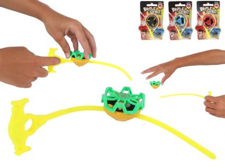 Spinner 4,5cm na natažení jiskřící 4barvy na kartě