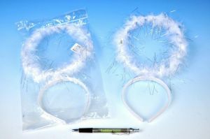 Andělská čelenka svatozář karneval v sáčku 