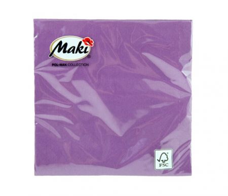 Ubrousky MAKI Unikolor L (20ks) Dark Violet