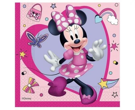 Papírové ubrousky 33 × 33 cm – Minnie Junior Go