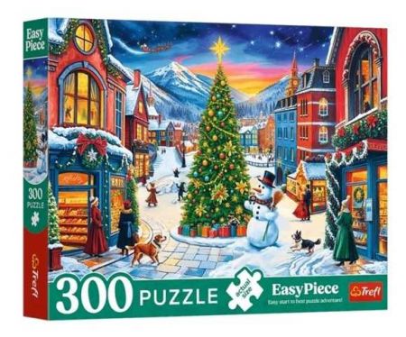 TREFL Puzzle 300 dílků Vánoční město
