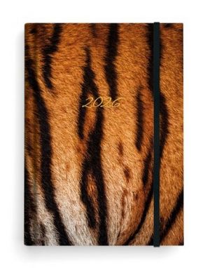 Diář denní - Adam - Lamino - B6 - Tygr 2026 / 16,5cm x 12cm / BDA9-11-26