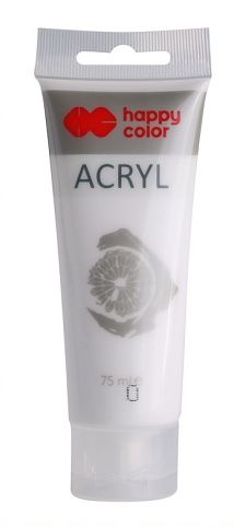 Barva akrylová bílá 75mm