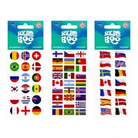 Samolepky vlajky  66x180mm SBOO