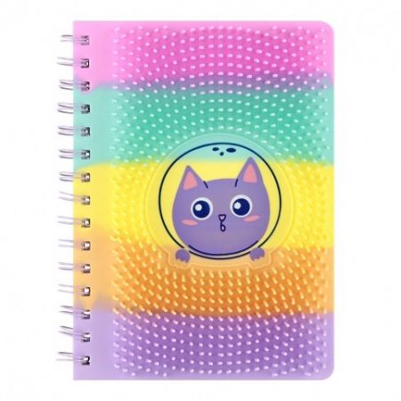 Kroužkový blok silikonový kočka