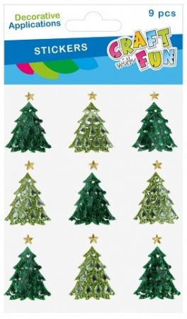 Samolepky Vánoční stromeček 3D