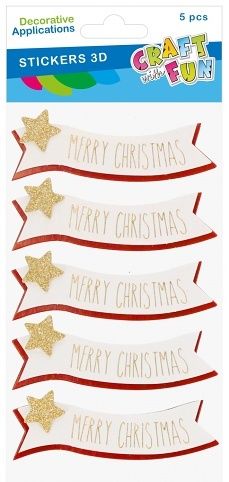 Samolepky Vánoční 3D