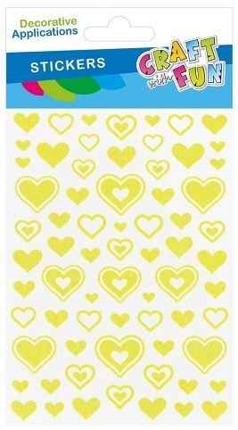 Samolepky Srdce svítí v tmě 125×215