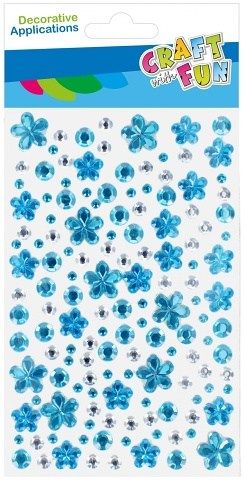 Samolepky kamínky modré 382477