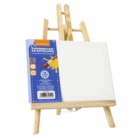 Plátno na rámu 18×24 + stolní stojan