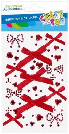 Samolepící kamínky mašle