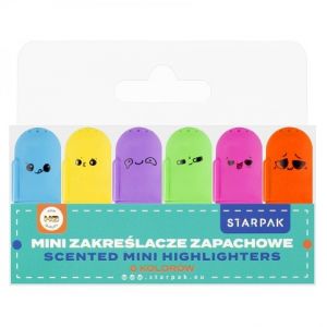 Mini zvýrazňovače voňavé – 6 barev