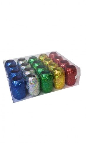 Holografická stuha klubíčko 20 m (barevná) 1ks