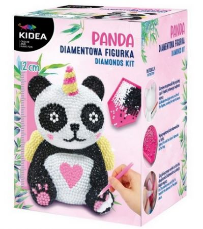 Diamantová figurka Panda 12cm 