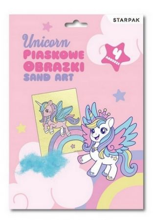 Kreativní sada STARPAKMalování pískem Unicorn