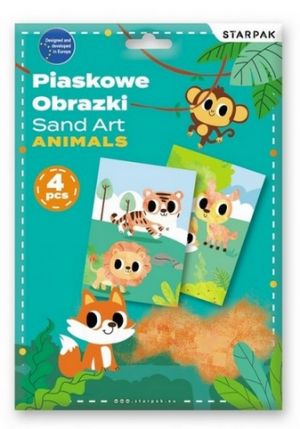 Kreativní sada STARPA KMalování pískem Zvířátka
