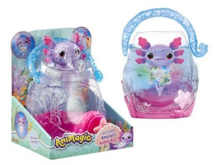 ANIMAGIC Svítící Axolotl v akváriu