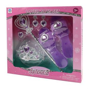 Sada princezna fialová s příslušenstvím