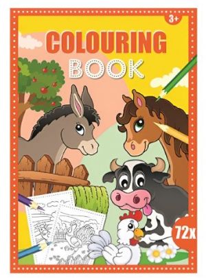 Kniha omalovánek 72 stran A4 farma