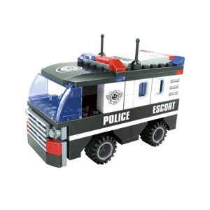 Kompatibilní stavebnice BLOXO policie auto 106 ks