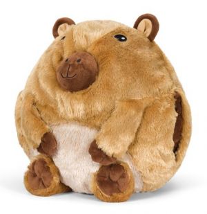 Cozy Noxxiez HW746 Kapybara - hřejivý plyšový polštář 3 v 1