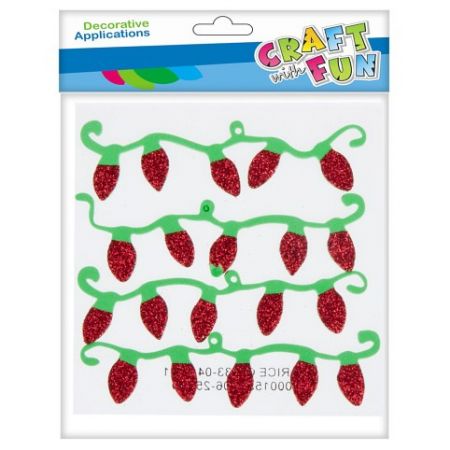 DEKORAČNÍ SAMOLEPÍCÍ OZDOBA LAMPION Z EVA PĚNY CF 463717