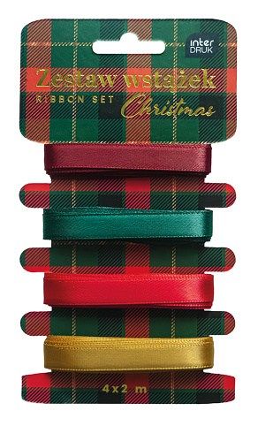 Dekorační stuha Vánoční 4×2M Christmas mix