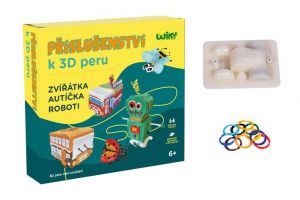 Jezdící auta pro 3D pero WIKY - český obal