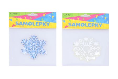 Nálepky Vločka gelové