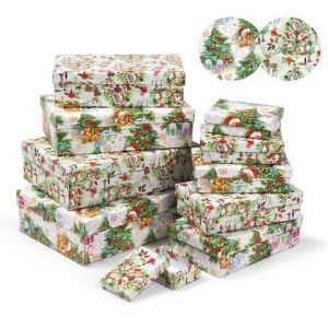 ARGUS Dárková krabice vánoční 22,4x14,4x6,3cm 25381181