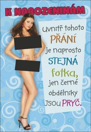 ALBI Přání M - Cenzurovaná slečna