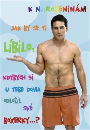 ALBI Přání M - Chlap s boxerkama