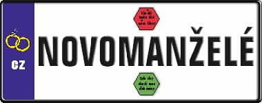 ALBI Přání M - SPZ novomanželé