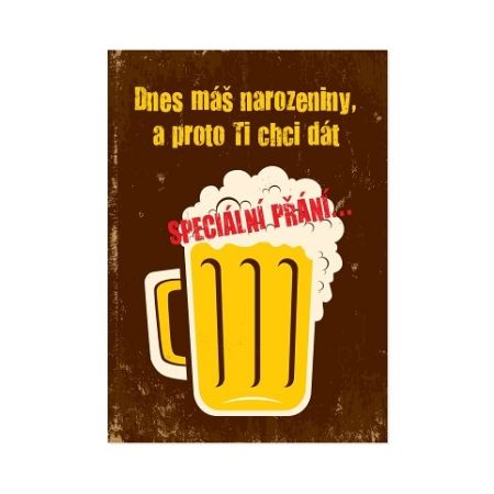 ALBI Narozeninové přání - Pivní hra