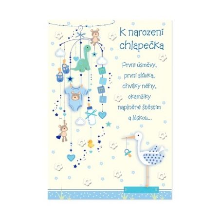 ALBI Přání N - Kolotoč nad postýlku - kluk