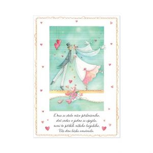 ALBI Hrací přání - Svatební polibek