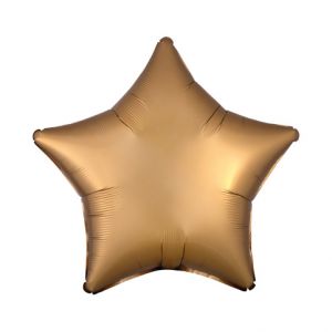 ALBI Balónek fóliový Hvězdička zlatá matná