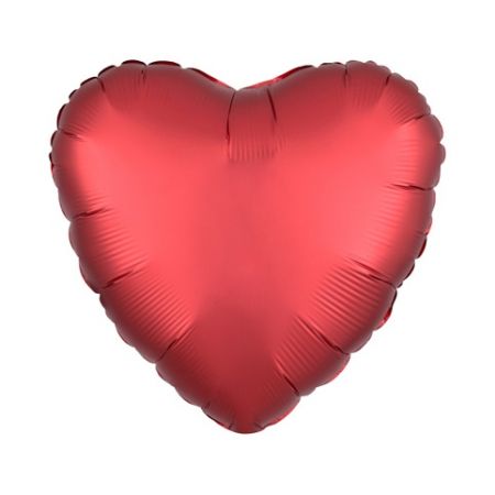 ALBI Balónek fóliový Srdce červené matné