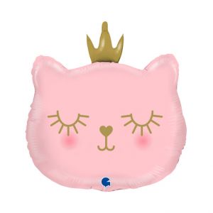 ALBI Balónek fóliový Kočka s korunkou