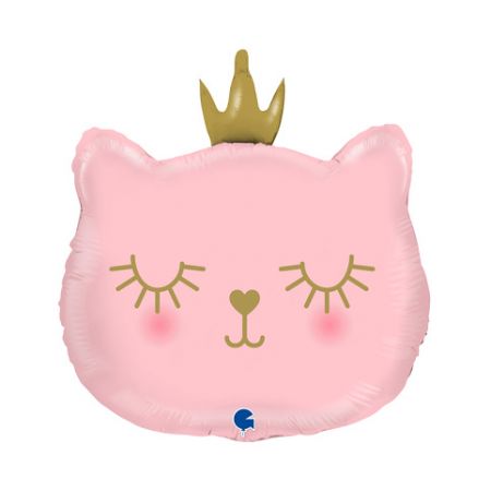 ALBI Balónek fóliový Kočka s korunkou