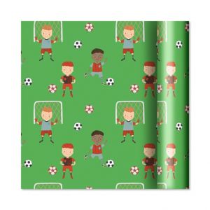 ALBI Dárkový papír - role 2 m × 70 cm - Fotbalisti