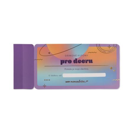 ALBI Dárkové kupony pro dceru