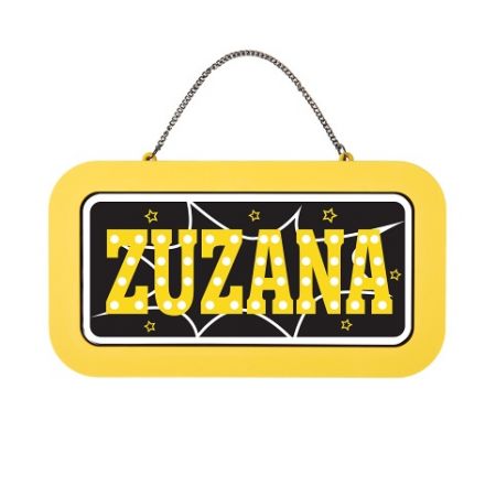 ALBI Neonová cedulka se jménem - Zuzana