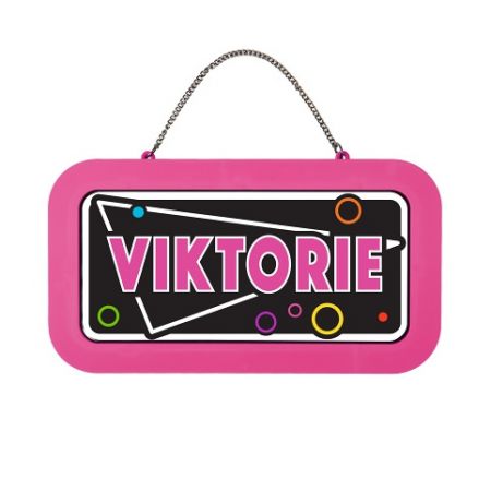 ALBI Neonová cedulka se jménem - Viktorie