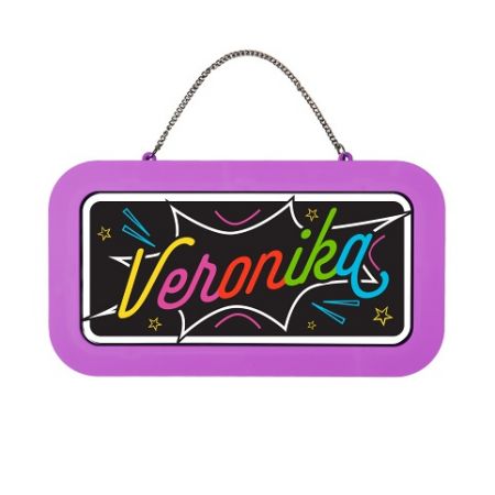 ALBI Neonová cedulka se jménem - Veronika