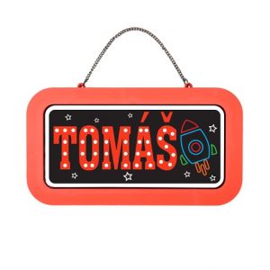 ALBI Neonová cedulka se jménem - Tomáš